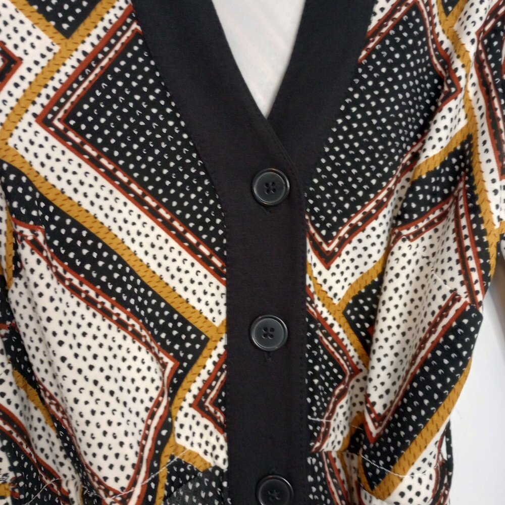 Eshakti Striped Button Front Handkerchief Hem Lon… - image 5